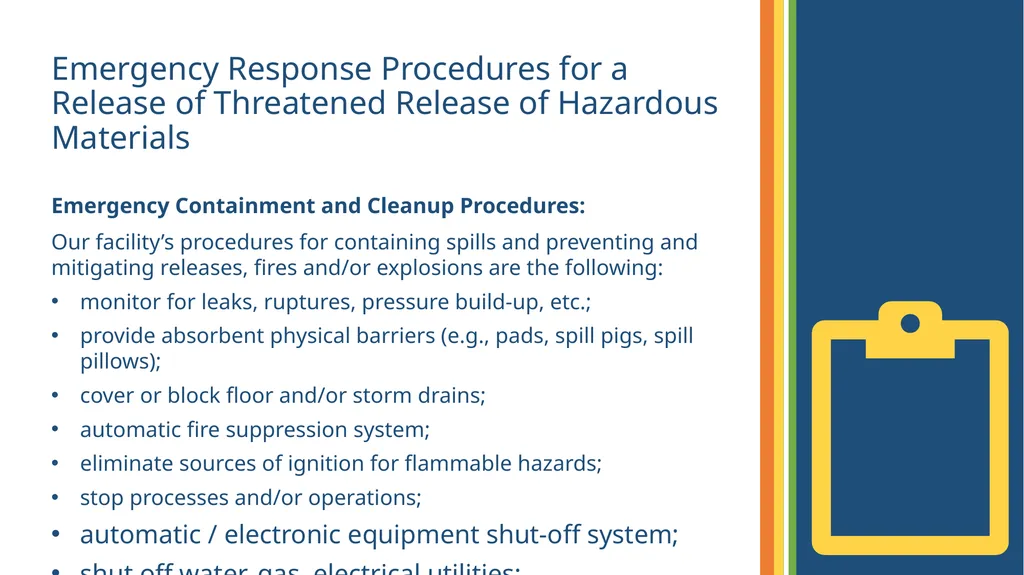 Hazardous Materials Business Plan Training Program - slide 67 of 73