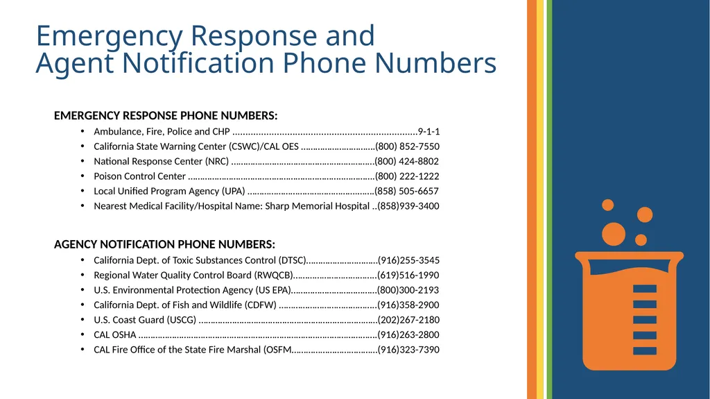 Hazardous Materials Business Plan Training Program - slide 64 of 73