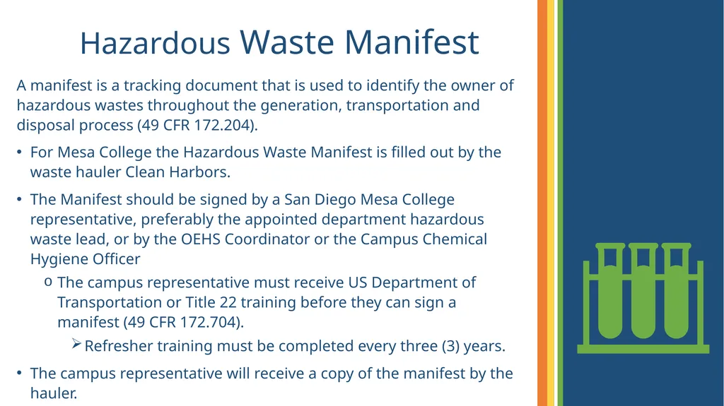 Hazardous Materials Business Plan Training Program - slide 36 of 73