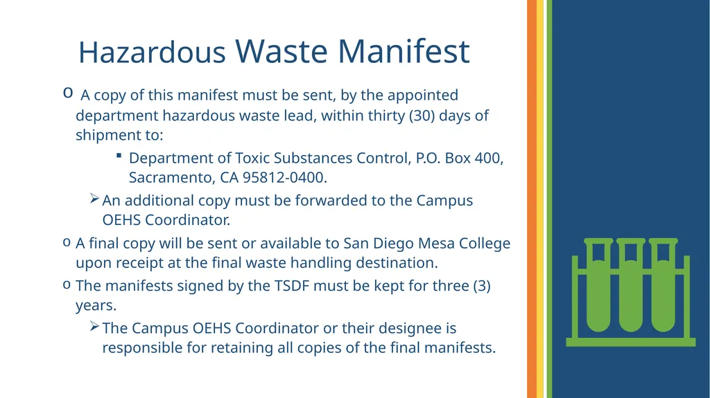 Hazardous Materials Business Plan Training Program - slide 37 of 73