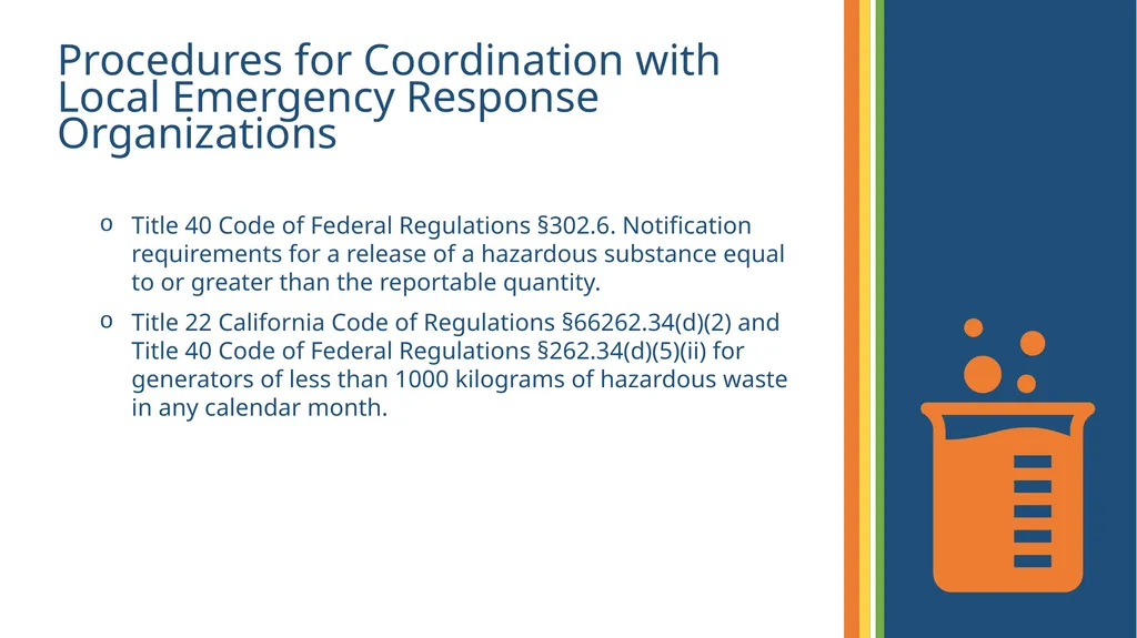 Hazardous Materials Business Plan Training Program - slide 62 of 73