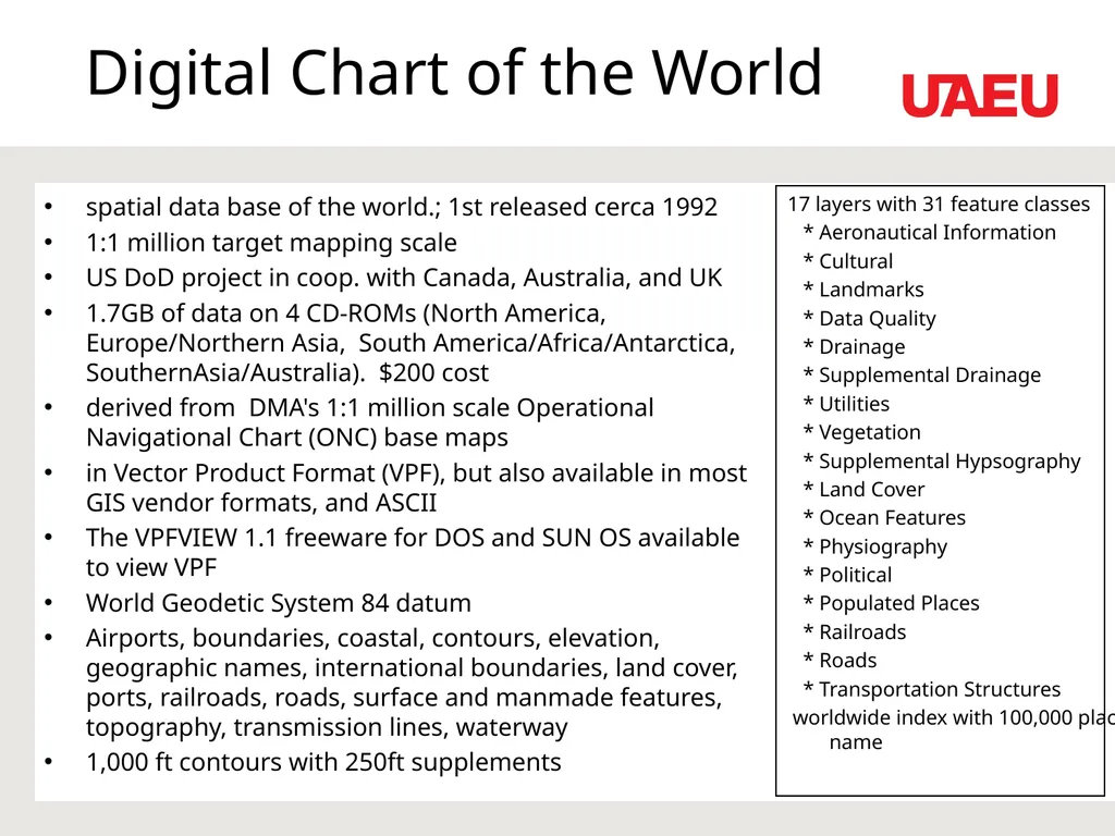 Data Sources and Conversion Feeding the GIS Dr. - slide 21 of 35