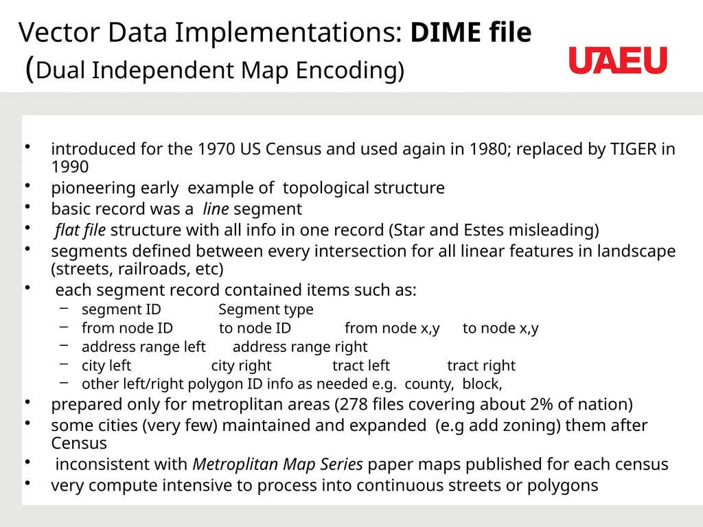 Data Sources and Conversion Feeding the GIS Dr. - slide 15 of 35