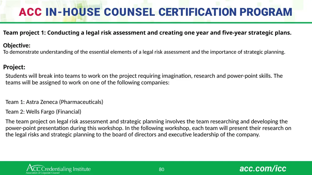 Workshop 2 August 20, 2024 (AWST) 1 Team 2 – - slide 80 of 82