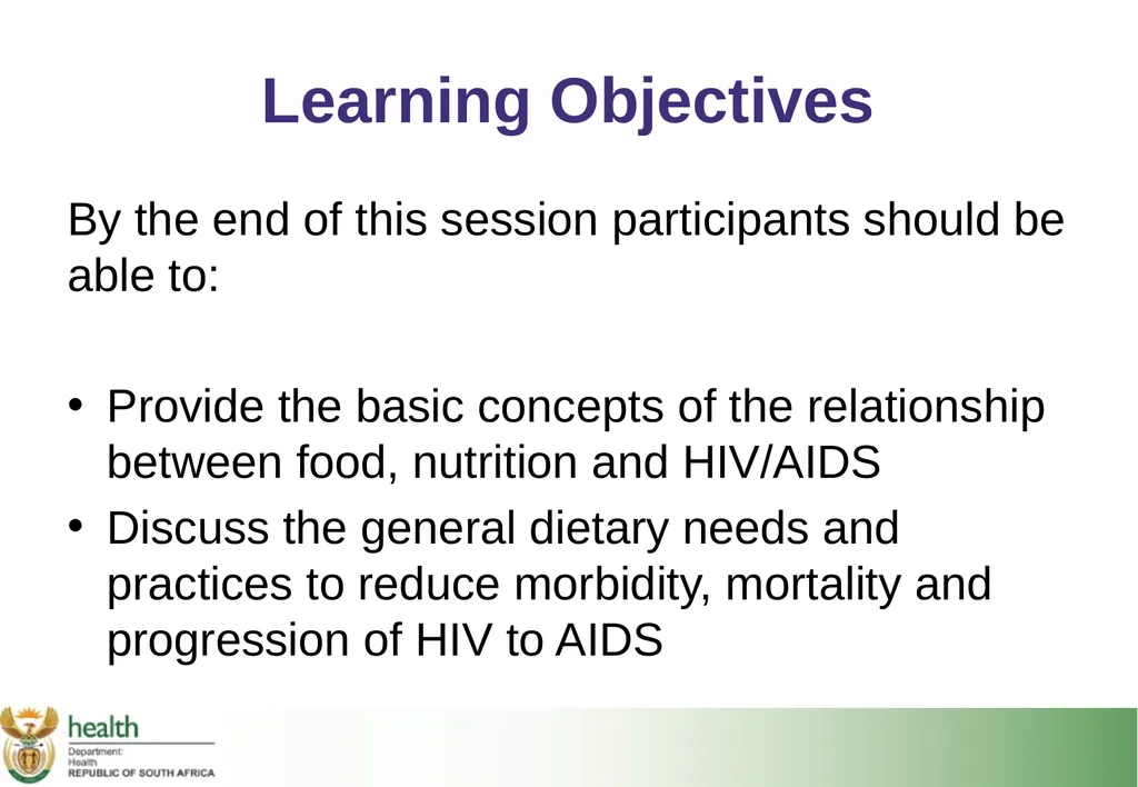 Basic HIV Course for Health Professionals Session - slide 2 of 20