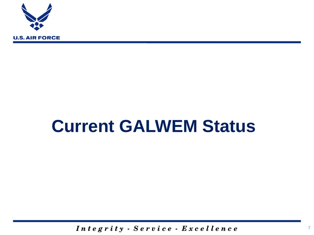 1 U.S. Air Force Global Weather Modeling: Status - slide 7 of 14