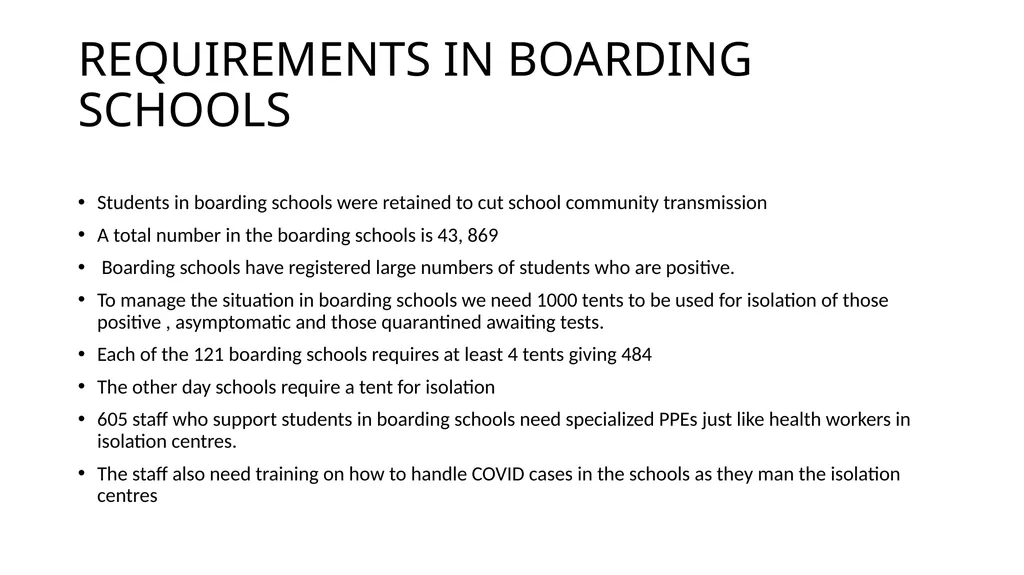 COVID-19 SITUATION IN SECONDARY SCHOOLS AS OF 26TH - slide 6 of 12