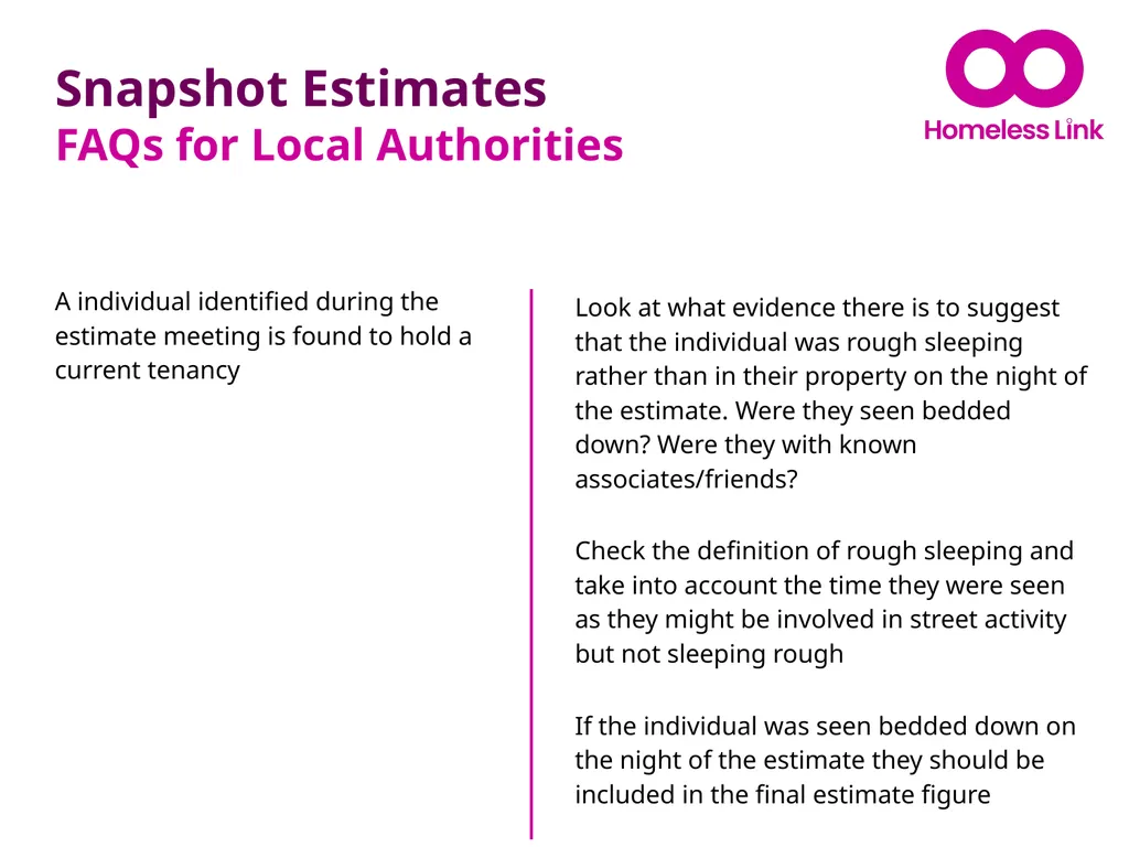 Snapshot Estimates Some common scenarios and - slide 11 of 13