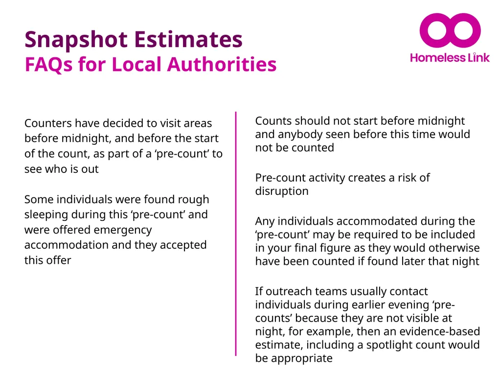 Snapshot Estimates Some common scenarios and - slide 7 of 13