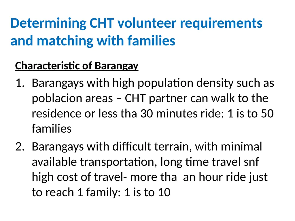 MHO/ CHO Guide For Training, Deployment and - slide 26 of 44