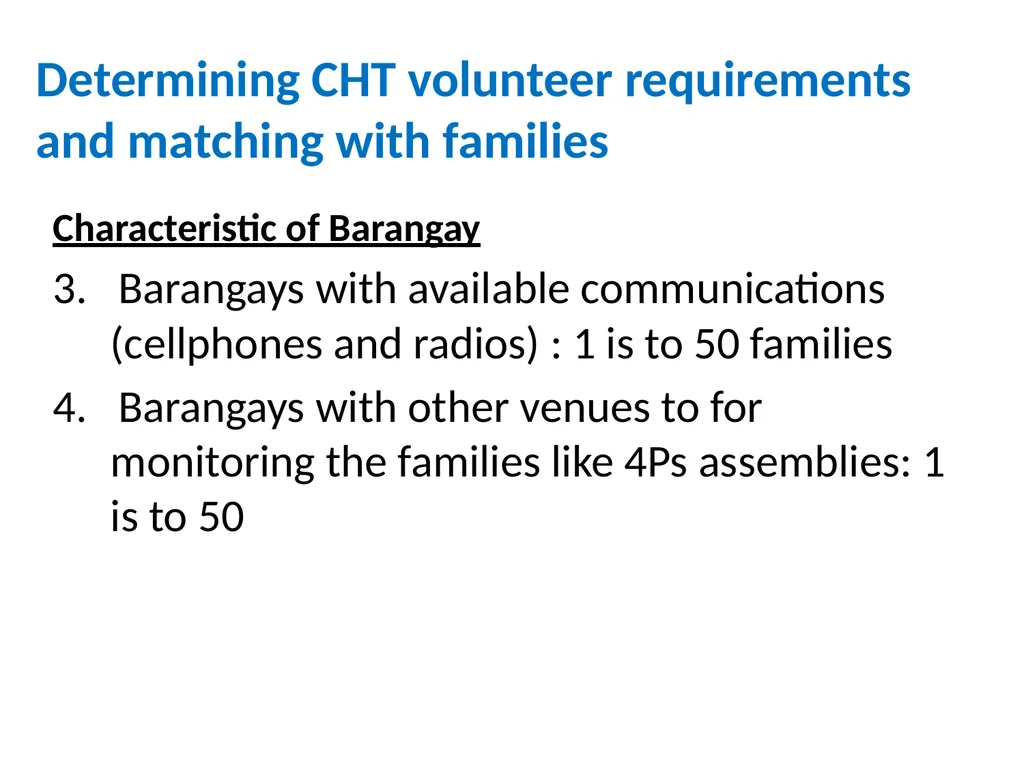 MHO/ CHO Guide For Training, Deployment and - slide 27 of 44