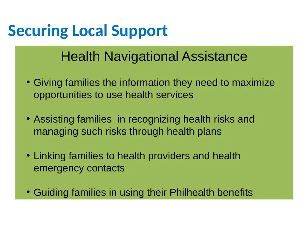 MHO/ CHO Guide For Training, Deployment and - slide 14 of 44