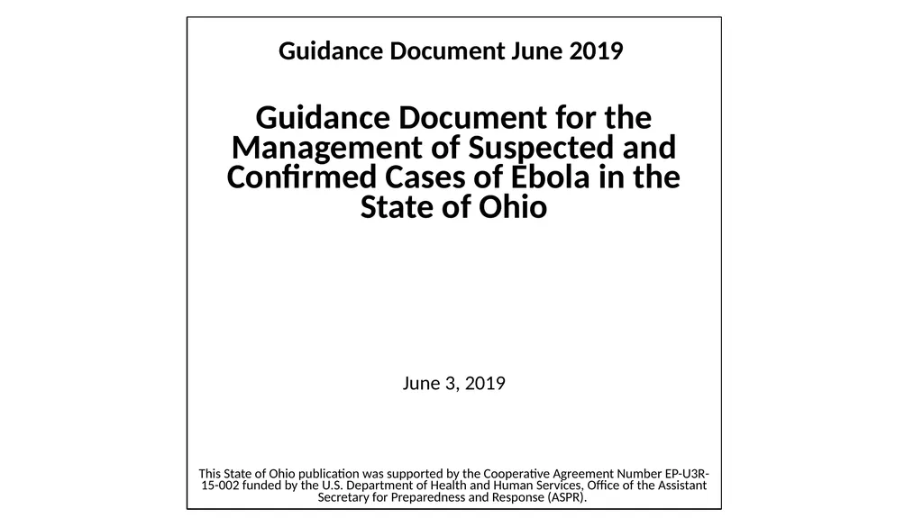 Other Special Pathogen Response (Ebola) The Plan - slide 11 of 13