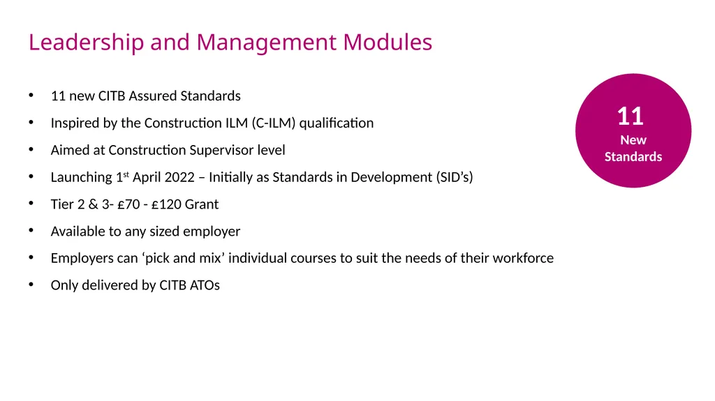 CITB Update – HCTA Meeting 20th September 2022 The - slide 4 of 8