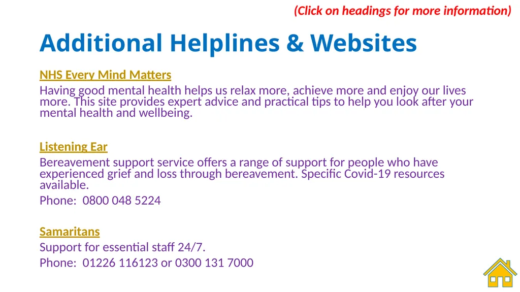 Mental Wellbeing in Care Home settings A - slide 21 of 60