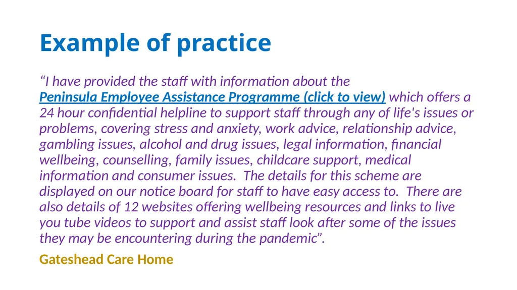 Mental Wellbeing in Care Home settings A - slide 13 of 60