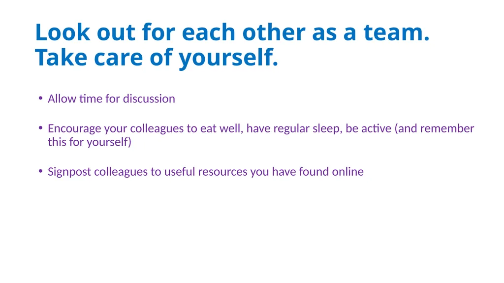 Mental Wellbeing in Care Home settings A - slide 42 of 60