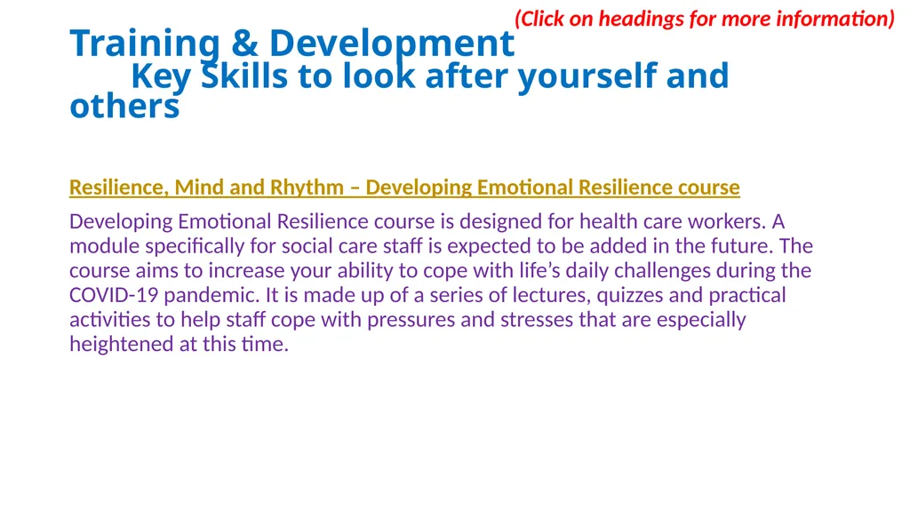 Mental Wellbeing in Care Home settings A - slide 18 of 60