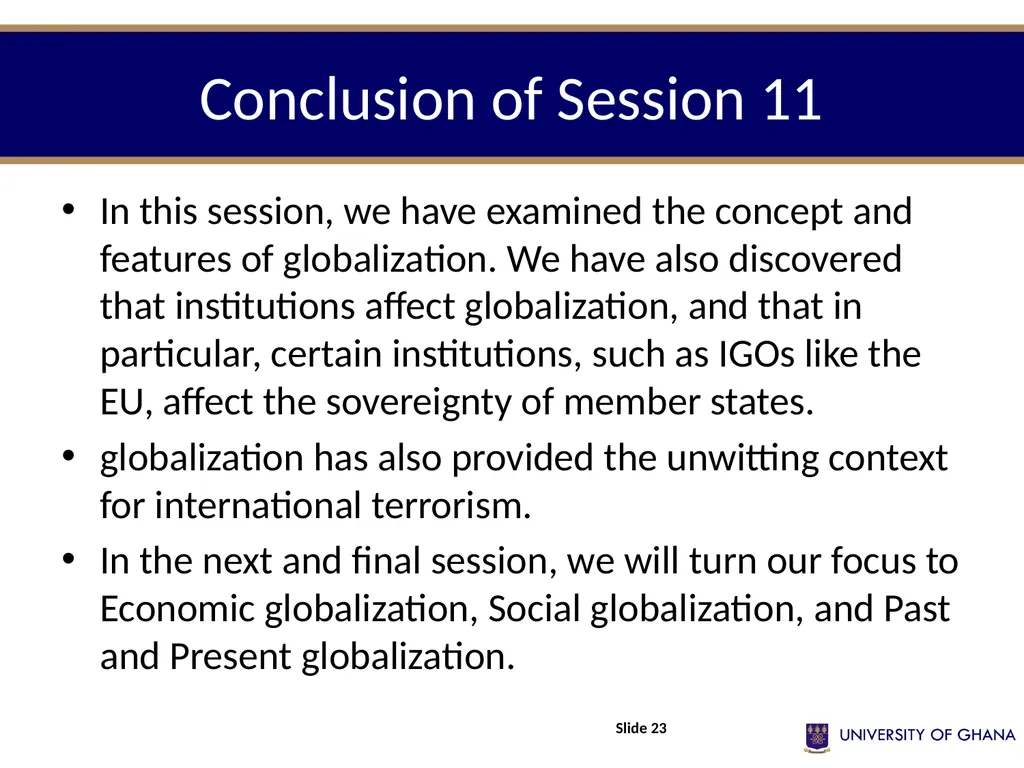 POLI 214 Introduction to Comparative Politics - slide 23 of 24