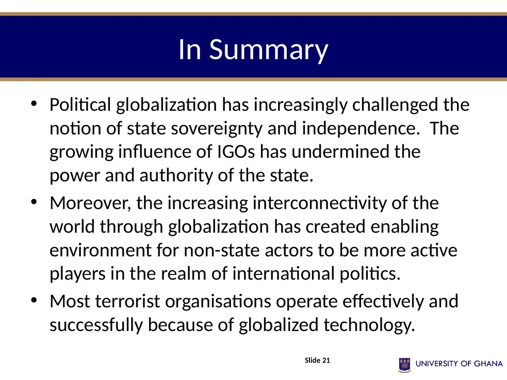 POLI 214 Introduction to Comparative Politics - slide 21 of 24