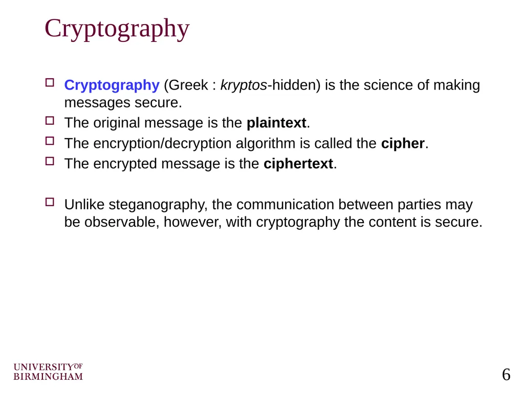 Computer Networking Security and Cryptographic - slide 6 of 28