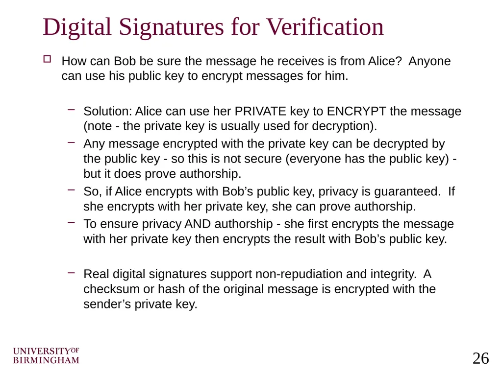 Computer Networking Security and Cryptographic - slide 26 of 28