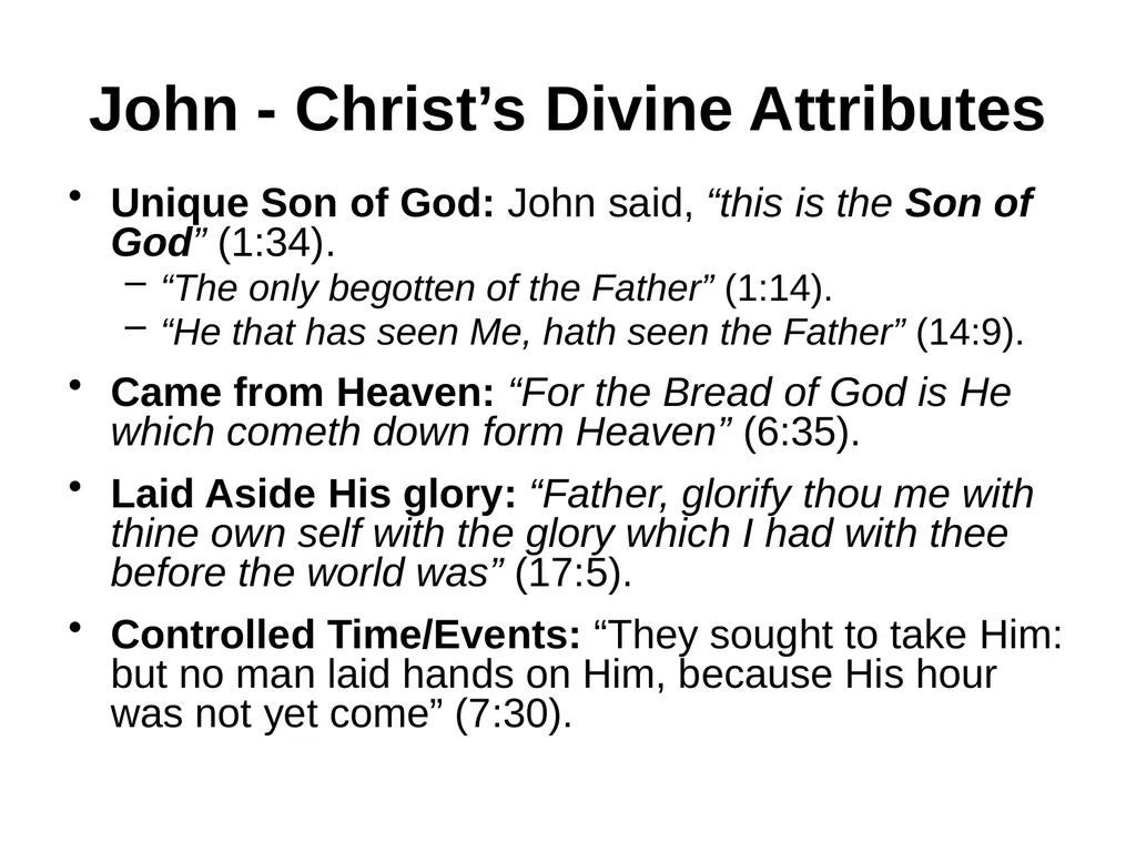 Appreciating the Gospel Presentations of Christ - slide 44 of 49