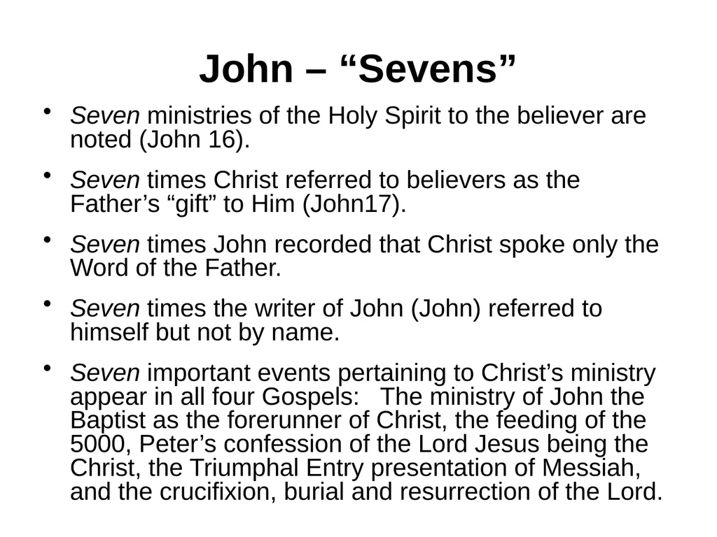 Appreciating the Gospel Presentations of Christ - slide 47 of 49