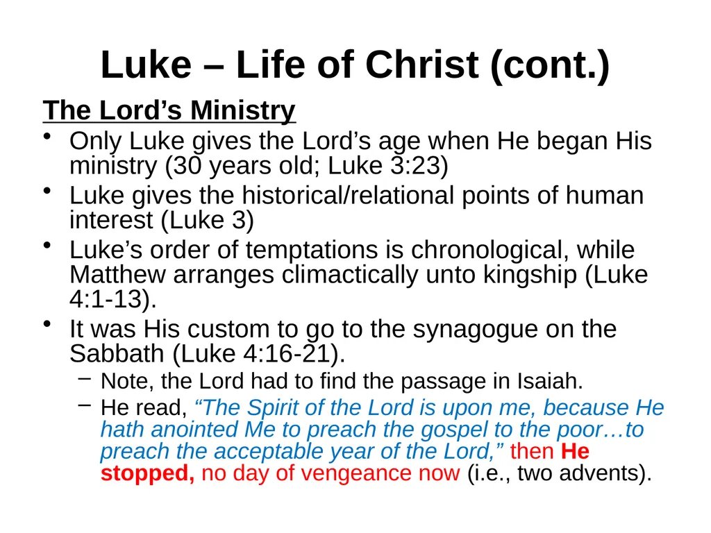 Appreciating the Gospel Presentations of Christ - slide 32 of 49