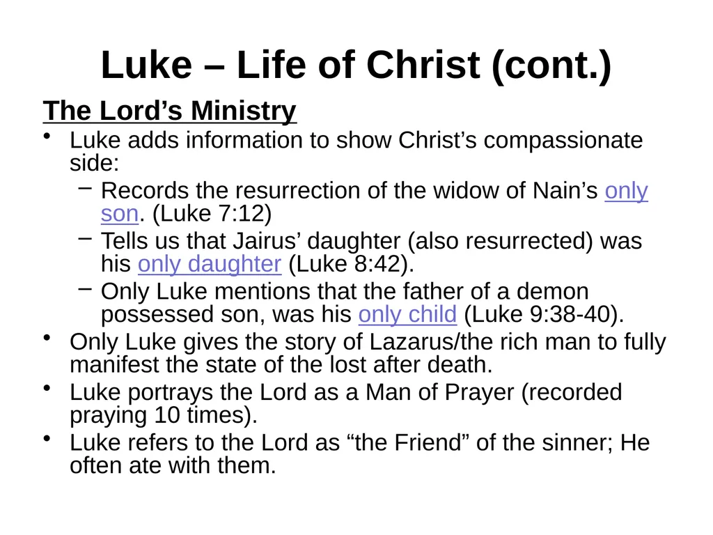 Appreciating the Gospel Presentations of Christ - slide 33 of 49