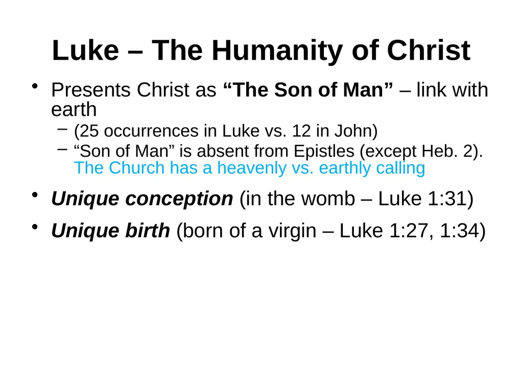 Appreciating the Gospel Presentations of Christ - slide 27 of 49