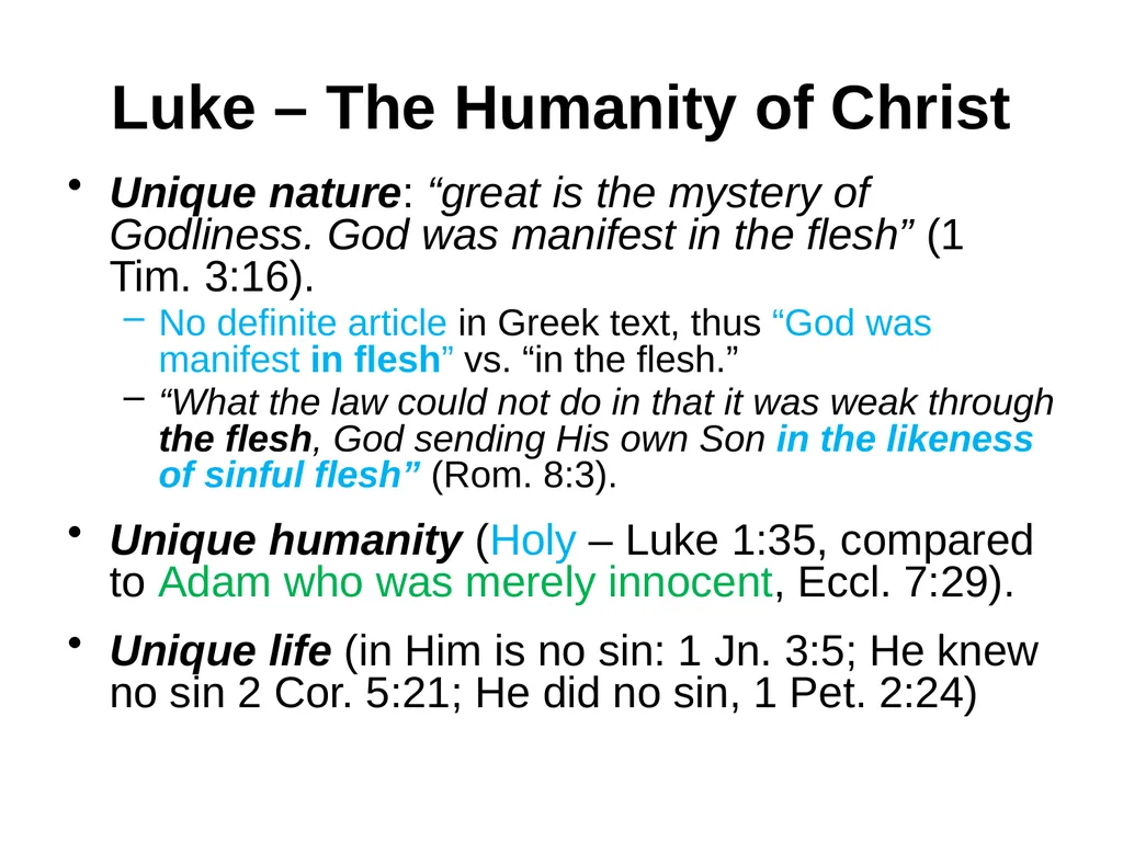 Appreciating the Gospel Presentations of Christ - slide 28 of 49