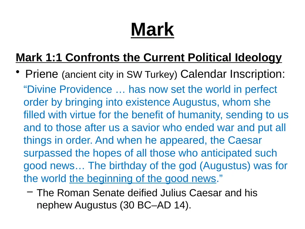 Appreciating the Gospel Presentations of Christ - slide 18 of 49