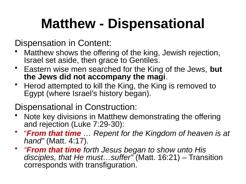 Appreciating the Gospel Presentations of Christ - slide 11 of 49