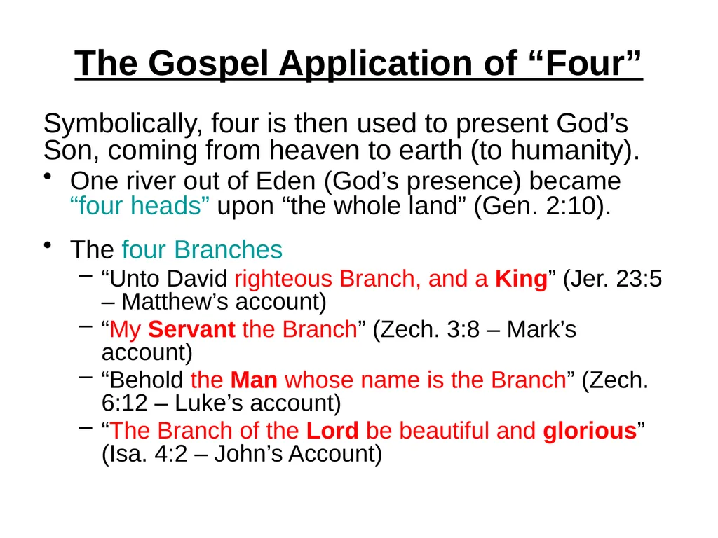 Appreciating the Gospel Presentations of Christ - slide 5 of 49