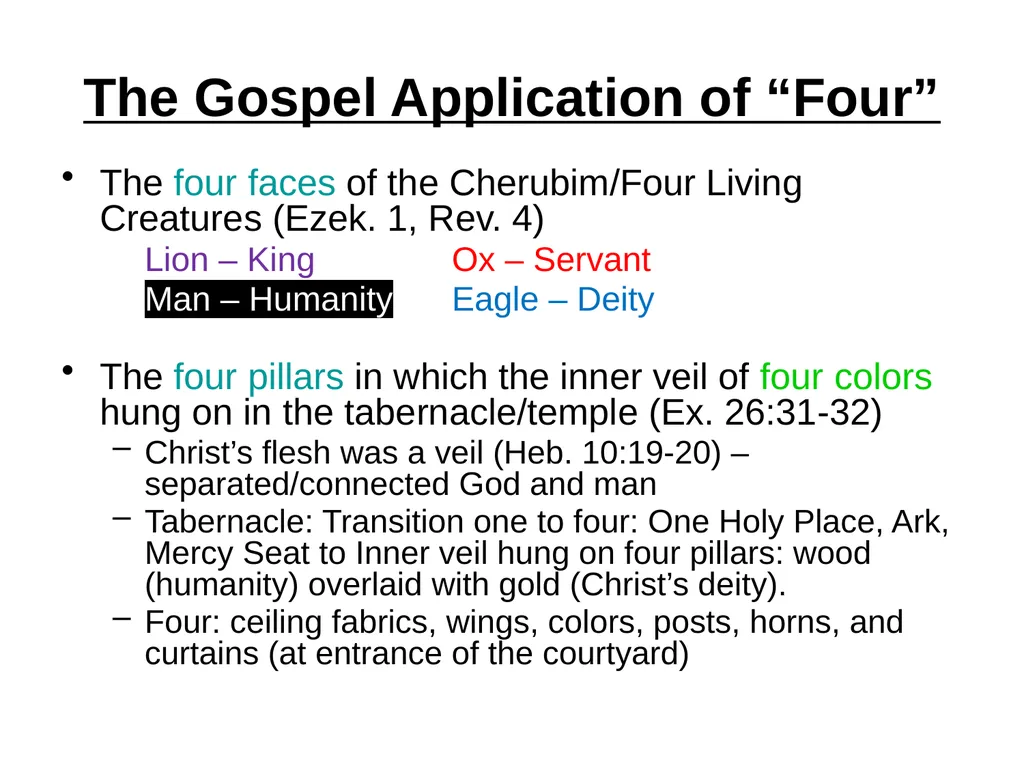 Appreciating the Gospel Presentations of Christ - slide 6 of 49