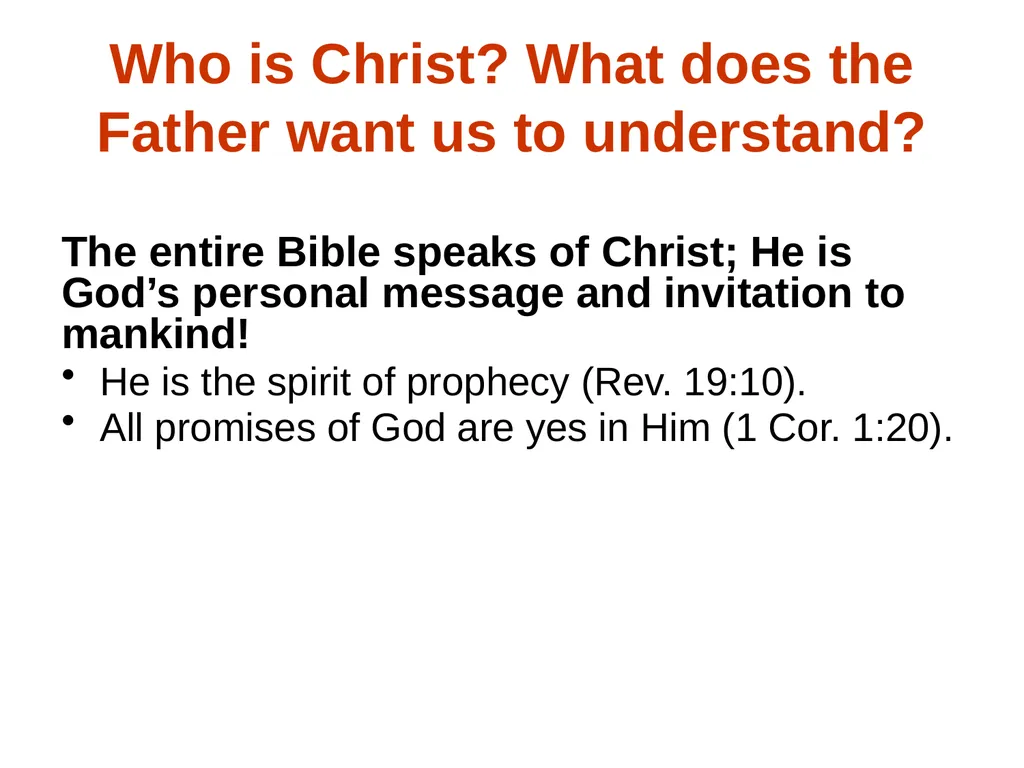 Appreciating the Gospel Presentations of Christ - slide 48 of 49