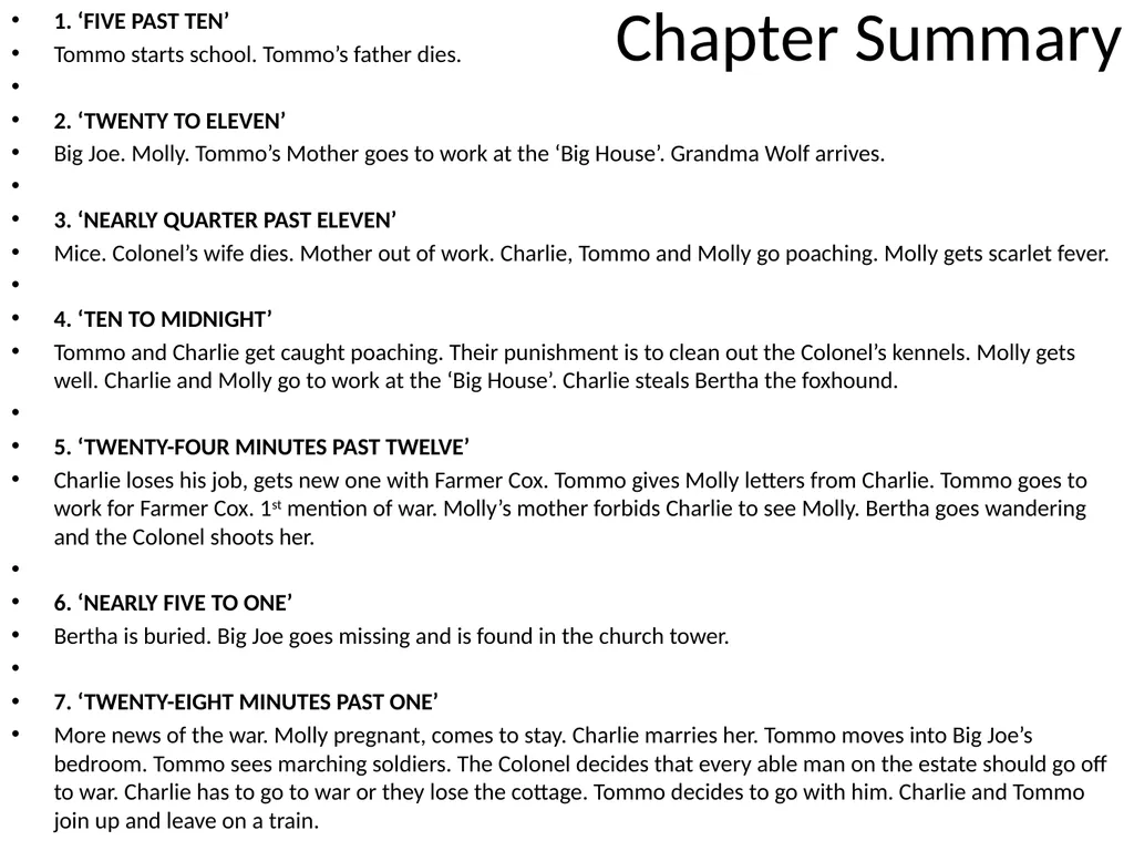 Characters Thomas "Tommo" Peaceful Charlie - slide 5 of 14
