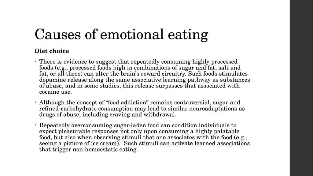 Emotional Eating as a Maladaptive Coping Strategy - slide 15 of 36