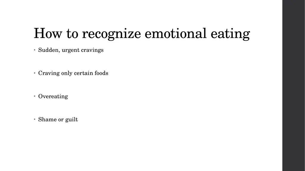 Emotional Eating as a Maladaptive Coping Strategy - slide 28 of 36