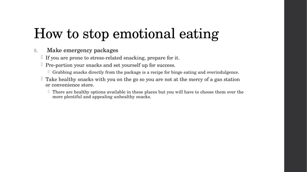 Emotional Eating as a Maladaptive Coping Strategy - slide 33 of 36