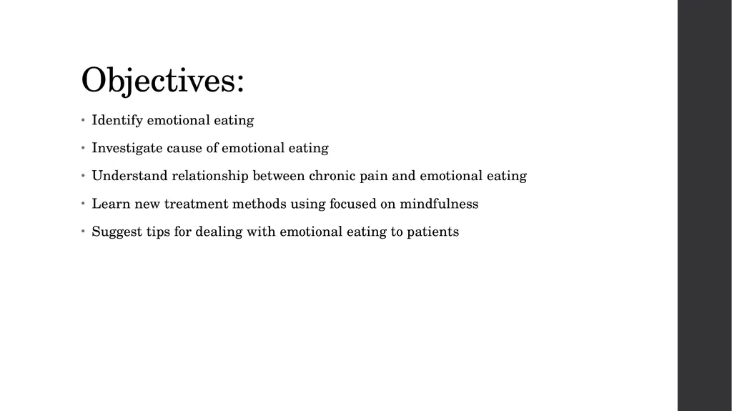 Emotional Eating as a Maladaptive Coping Strategy - slide 3 of 36