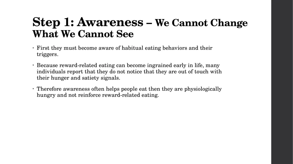 Emotional Eating as a Maladaptive Coping Strategy - slide 23 of 36