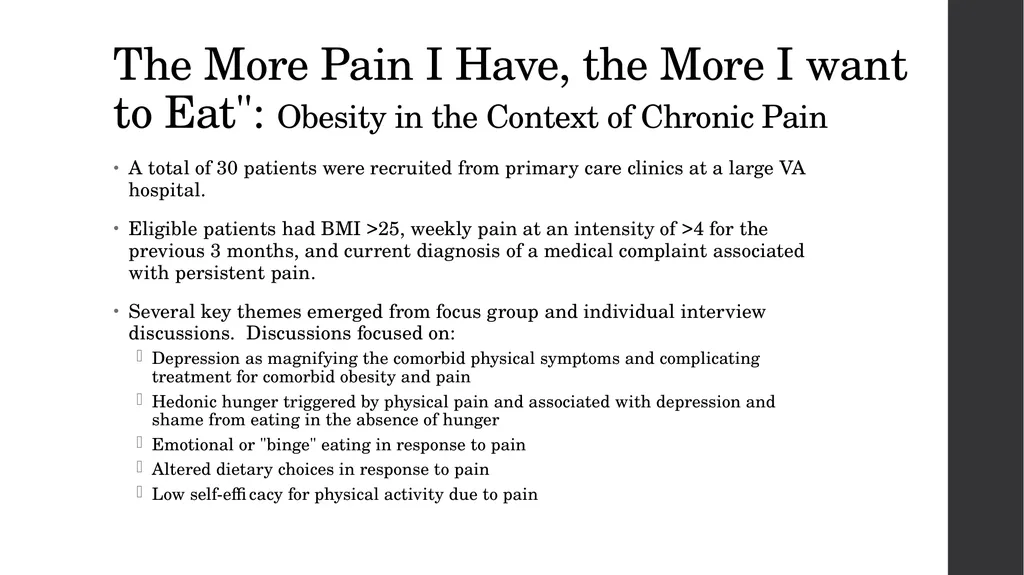 Emotional Eating as a Maladaptive Coping Strategy - slide 11 of 36