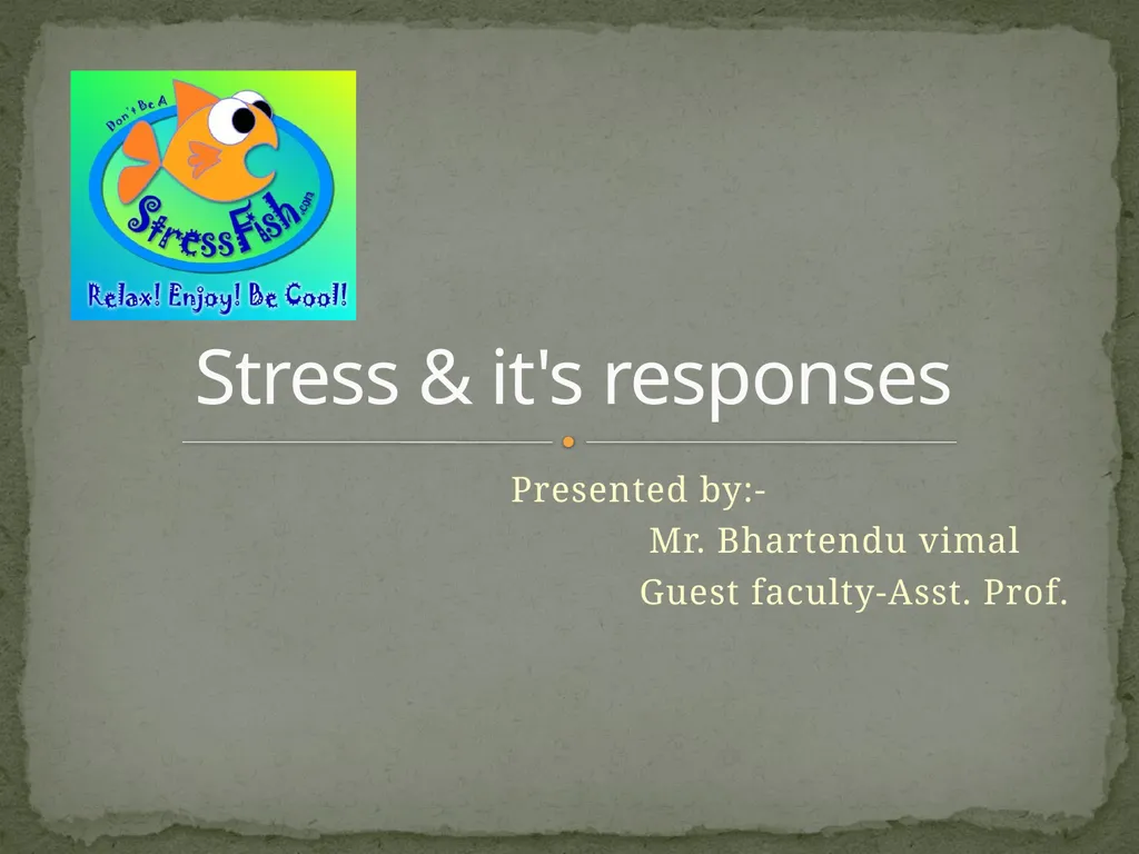 Presented by:- Mr. Bhartendu vimal Guest