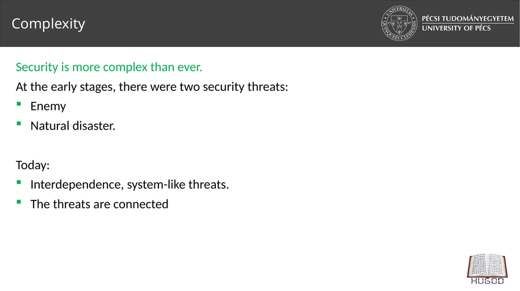 2. Security studies I. Zoltán Vörös, PhD - slide 12 of 20
