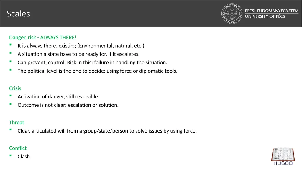 2. Security studies I. Zoltán Vörös, PhD - slide 18 of 20