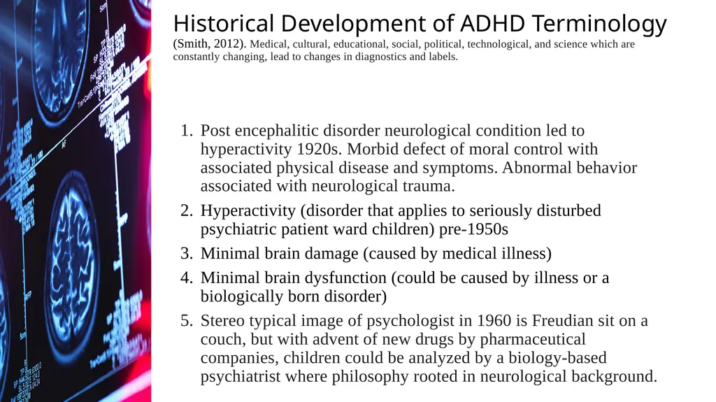 ADHD Theories Presentation Gretchen Day Department - slide 2 of 16