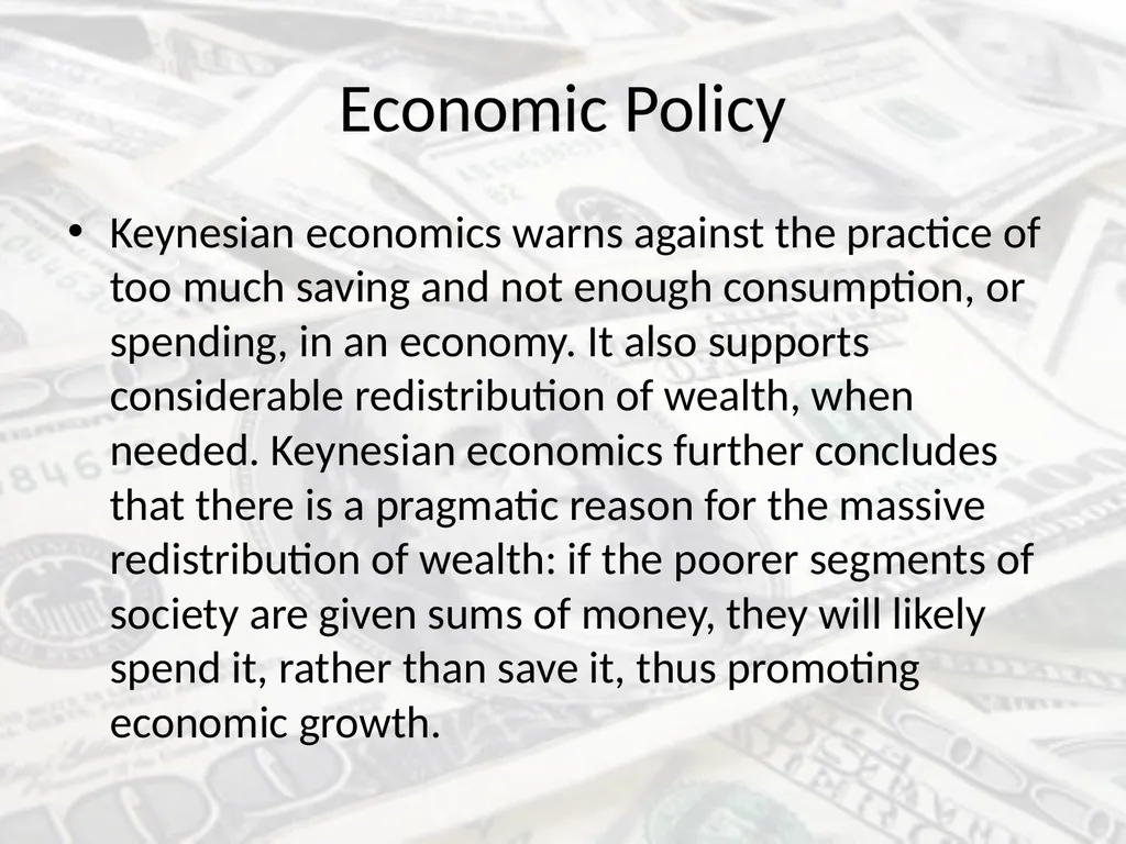 Economic Policymaking Chapter 17 Economic Policy - slide 6 of 31