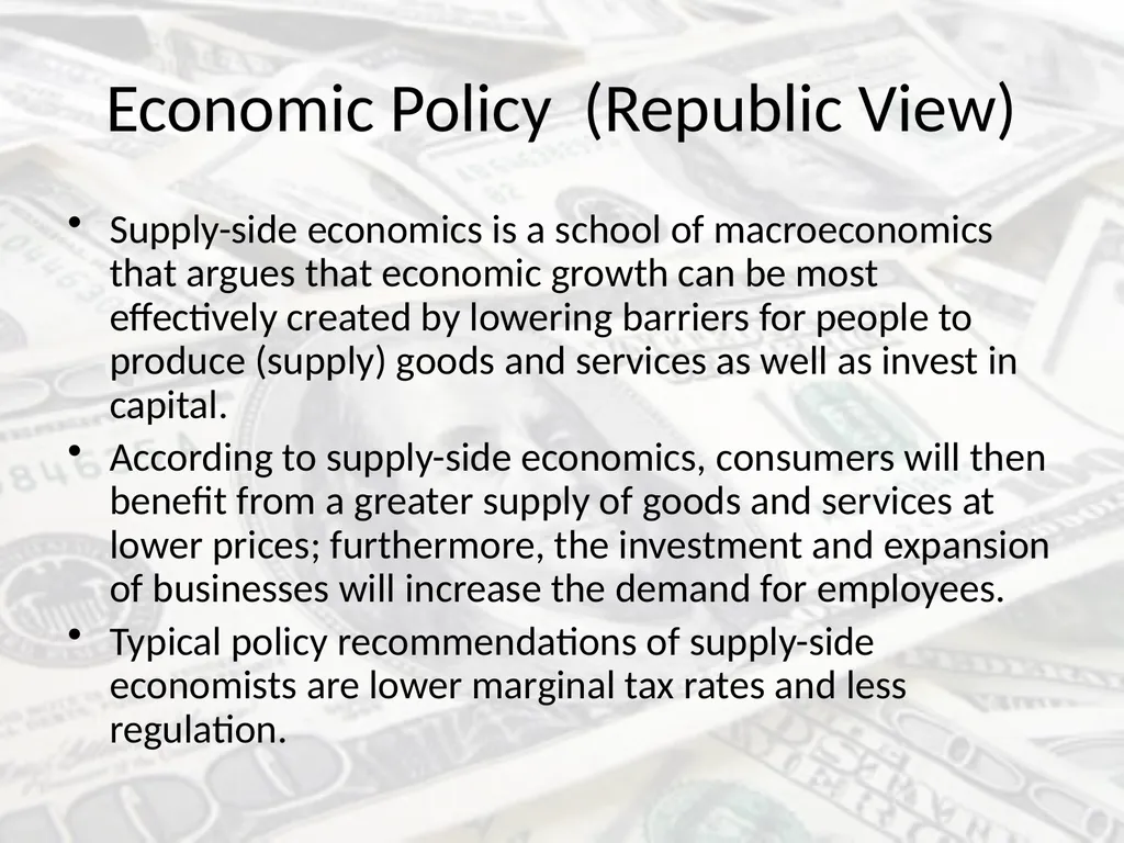 Economic Policymaking Chapter 17 Economic Policy - slide 7 of 31